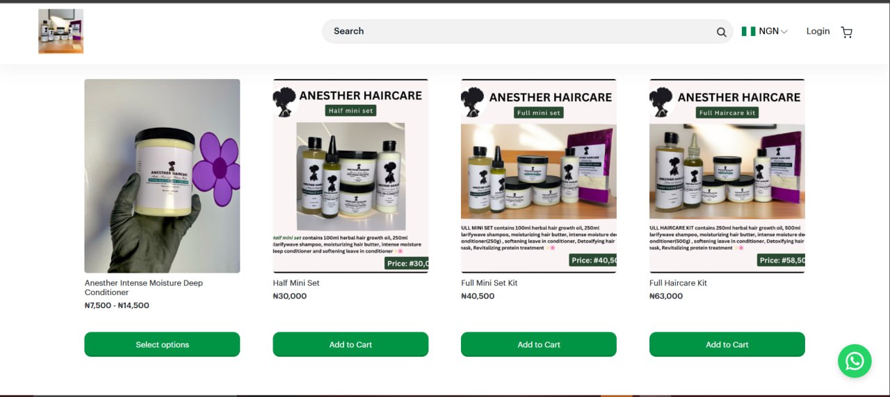 Anester Hair Care Shop